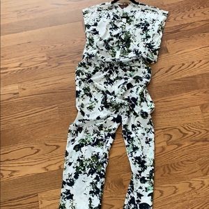 Anthropologie never worn print jumpsuit